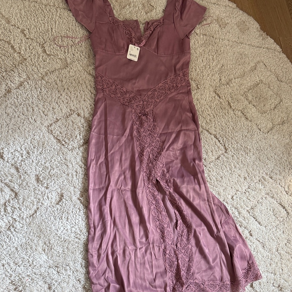 Free People Mauve Midi Dress